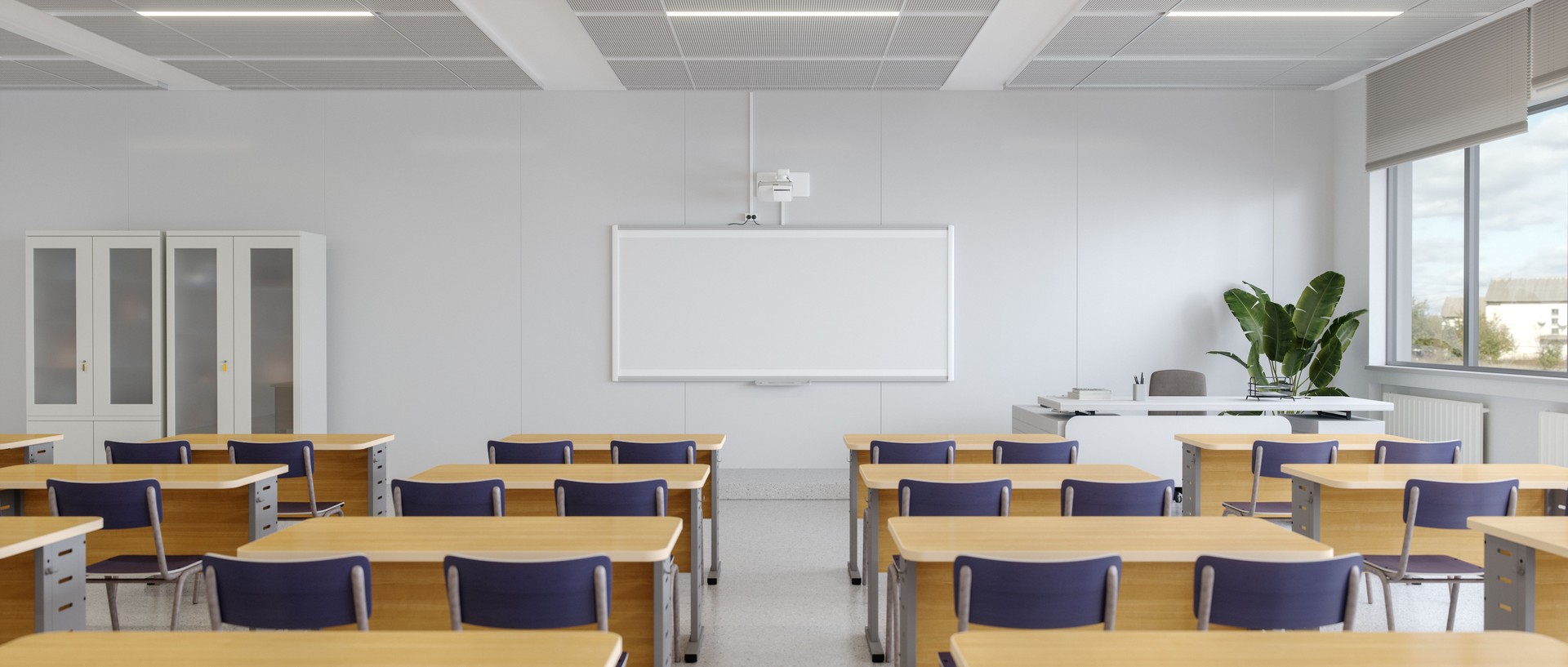 Modern Classroom Interior